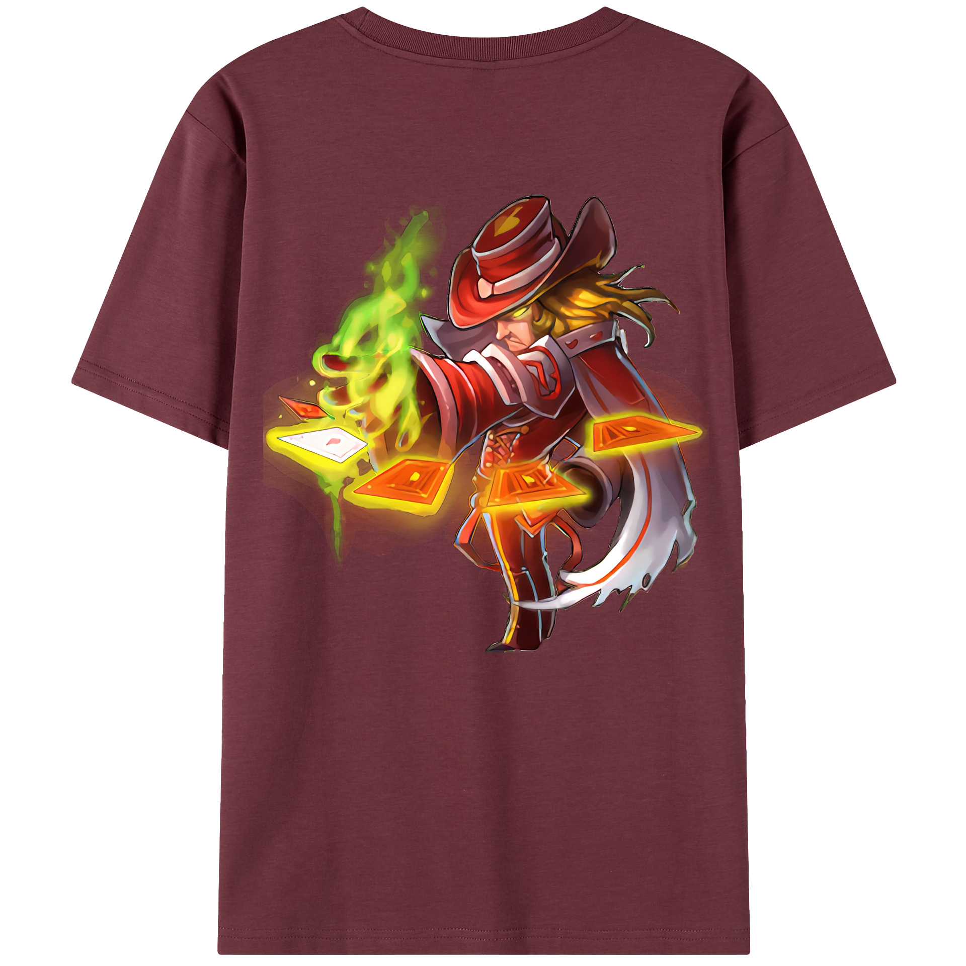 リーグ・オブ・レジェンド League of Legends LOL 綿100％半袖Tシャツ（背面プリント）